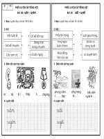 Bài học thứ ba, ngày 21 tháng 4 năm 2020 - Khối lớp 1