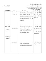 giáo án tuần 1 lễ hội mùa thu