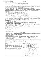 Giáo án đại số 8 tiết 20 21 Tuần 11