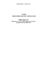 văn bản số 7608 bgdđtgdtrh về khung phân phối chương trình môn học  thcs lương định của