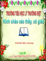 Luyện từ và câu 3: Mở rộng vốn từ 