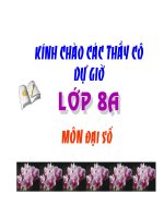 Tiết 23 - Tính chất cơ bản của phân thức