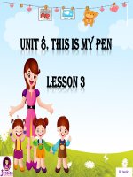Tiếng Anh 3 - Unit 8 - Lesson 3