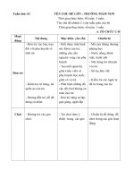 Giáo án tuần 2- Lớp học của bé