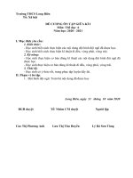 Tiết 17: Ôn tập giữa kì I