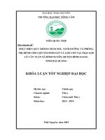 Thực hiện quy trình chăm sóc, nuôi dưỡng và phòng, trị bệnh cho lợn nái sinh sản và lợn con tại trại lợn lê văn tuấn xã bình xuyên, huyện bình giang tỉnh hải dương​  