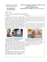 Tải Đề thi vào lớp 10 môn Ngữ văn năm học 2017 - 2018 TP Hồ Chí Minh -  Đề thi tuyển sinh vào lớp 10 môn Văn