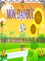 Bài 4: Quan tâm chăm sóc ông bà, cha mẹ, anh chị em - tiết 2