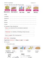 NỘI DUNG ÔN TẬP TRỰC TUYẾN KHỐI 2