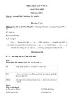 * Phiếu học tập - Khối 3 - Tuần 26