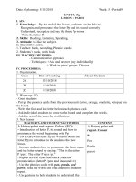 giáo án Tiếng Anh lop 2 tuần 5