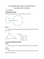 Lý thuyết Hình 7 - Tuần 11