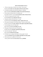 Đáp án Ngoại ngữ 8 tuần 31