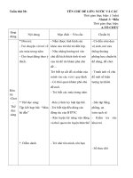 giáo án tuần 30 Bốn mùa chủ đề HTTN