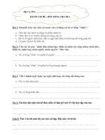 ĐỀ ÔN MÔN TIẾNG VIỆT SỐ 6- TUẦN 2 - KHỐI 4