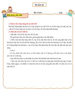 TỔNG HỢP KIẾN THỨC MÔN TOÁN - KHỐI 4 TUẦN 15 NĂM HỌC 2020 – 2021