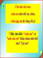 Tiết 27:Quan hệ từ