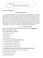 ĐỀ ÔN TIẾNG VIỆT 9 - TUẦN 3 -  KHỐI 4