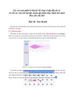 Môn Tin Học Lớp 8 - Tuần 24 - 25