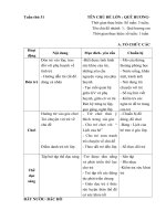 Giáo án tuần 31 ( Năm học 2018-2019) Quê hương em