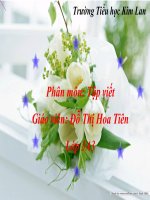 Tuần 10- Ôn chữ hoa G tiếp theo