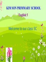 BAI GIANG DIEN TU ANH 5- Unit 1- What's your address? - Lesson 1