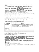 Tài liệu ôn tập trong thời gian nghỉ do dịch COVID-19 - Môn Sử 9 - Bài 29 CẢ NƯỚC TRỰC TIẾP CHIẾN ĐẤU  CHỐNG MĨ CỨU NƯỚC (1965 – 1973)