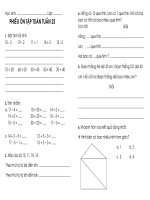 Bổ sung bài học thứ sáu, ngày 17 tháng 4 năm 2020 - Khối lớp 1