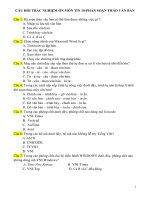 Tài liệu ôn tập môn Tin 10-Phần 2