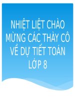 ĐẠI 8 - TIẾT 61 - BẤT PHƯƠNG TRÌNH BẬC NHẤT MỘT ẨN - MẠNH HÀ