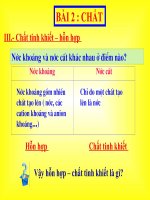 Hoa 8 - Tiet 3 - Bai 2 Chat -