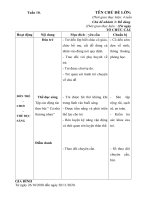 giáo án tuần 10. Nhánh 3 Đồ dùng gia đình