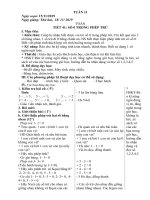 giáo án tuần 11 năm học 2019 - 2020