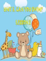 Tiếng Anh 4 - Tuần 7 - Unit 5 - Lesson 2 - Can you swim? - Hồng Nhung