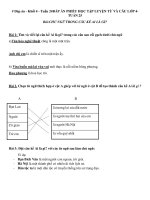 # Đáp án - Khối 4 - Tuần 25