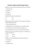Tải Bài tập trắc nghiệm môn Sinh học lớp 8 chương 2 -  Trắc nghiệm Sinh học lớp 8 có đáp án