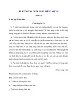 Bài ôn tập môn Tiếng Việt khối 4 - Cuối tuần 22