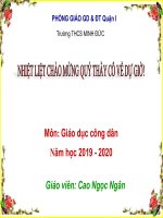 GDCD 9-Bài 14: Quyền và nghĩa vụ lao động của công dân