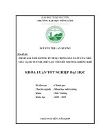 Đánh giá ảnh hưởng từ hoạt động sản xuất của nhà máy gạch tuynel phú lộc tới môi trường không khí​  