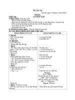 Giáo án Tuần 14- Nguyễn Thị Cẩm Huyền