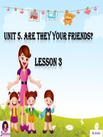 Tiếng Anh 3 - Unit 5 - Lesson 3