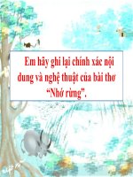 Giáo án Ngữ văn 8 - Tiết 75: Quê hương - Tế HanhGiáo viên: Đỗ Thị Thùy Dung - Tổ trưởng Tổ Xã Hội