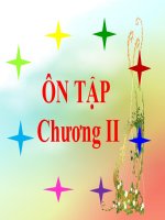 Tiết 29: Ôn tập chương II