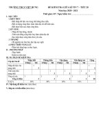 Đề KTGK HKI môn Tin 7