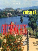 Chính tả - Tuần 12- Bài: Chiều trên sông Hương