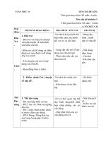 Kế hoạch giáo dục tuần 11: Nhu cầu gia đình