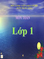 Toán 1 - Tuần 17 - Luyện tập