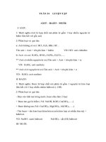 HÓA 8 - TUẦN 32,33