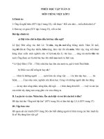 * Phiếu học tập - Khối 3 - Tuần 21