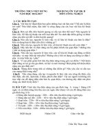 Đề cương môn Công nghệ 8 HKII năm học 2016 - 2017